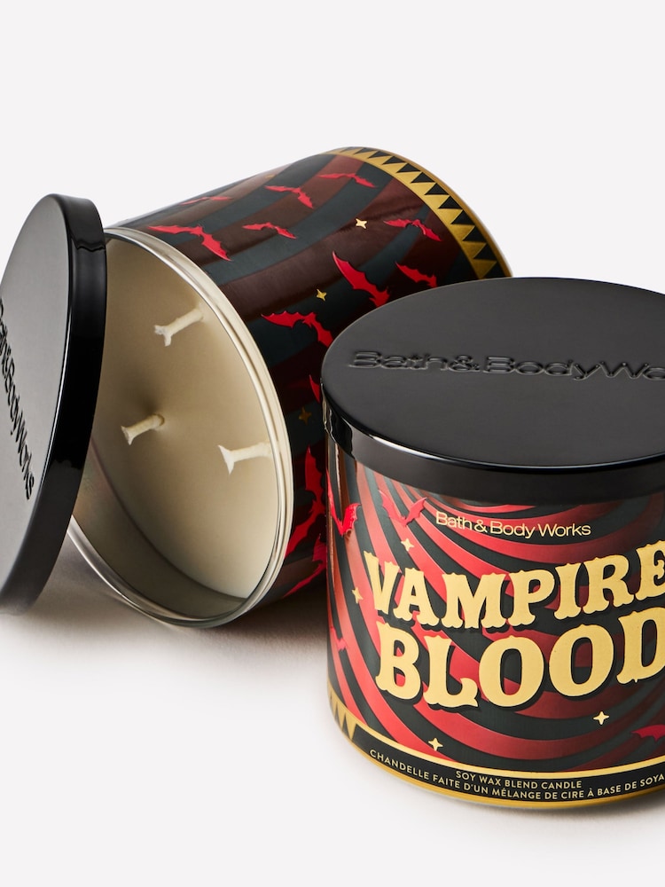 Bath & Body Works Vampire Blood 3-Wick Candle 411g - Image 2 of 3 Bath & Body Works Vampire Blood 3-Wick Candle 411g - Image 2 of 3