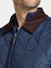 Raging Bull Quilted Cord Collar Jacket - 4의 이미지 4