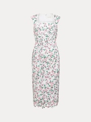 Phase Eight White Floral Diana Lace Midi Dress - Image 7 of 7
