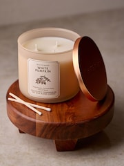 Bath & Body Works White Pumpkin 3-Wick Candle - Image 3 of 4