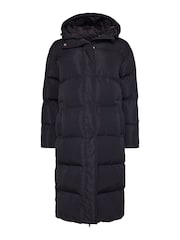 Superdry Black Studios Longline Duvet Padded Coat - Image 6 of 7