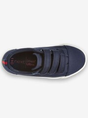 Navy Blue Wide Fit (G) Strap Touch Fastening Shoes - Image 4 of 6