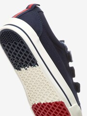 Navy Blue Wide Fit (G) Strap Touch Fastening Shoes - Image 6 of 6