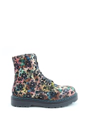 Heavenly Feet Gold Heavenly Feet Justina2 Viola Velour Autumn Gold Ankle Boots - Image 1 of 6