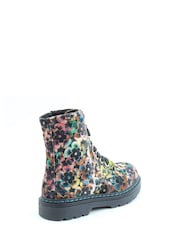 Heavenly Feet Gold Heavenly Feet Justina2 Viola Velour Autumn Gold Ankle Boots - Image 4 of 6