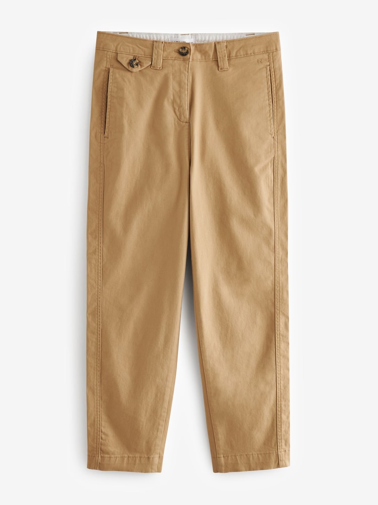 Neutral Tan Brown Chino Trousers - Image 5 of 6