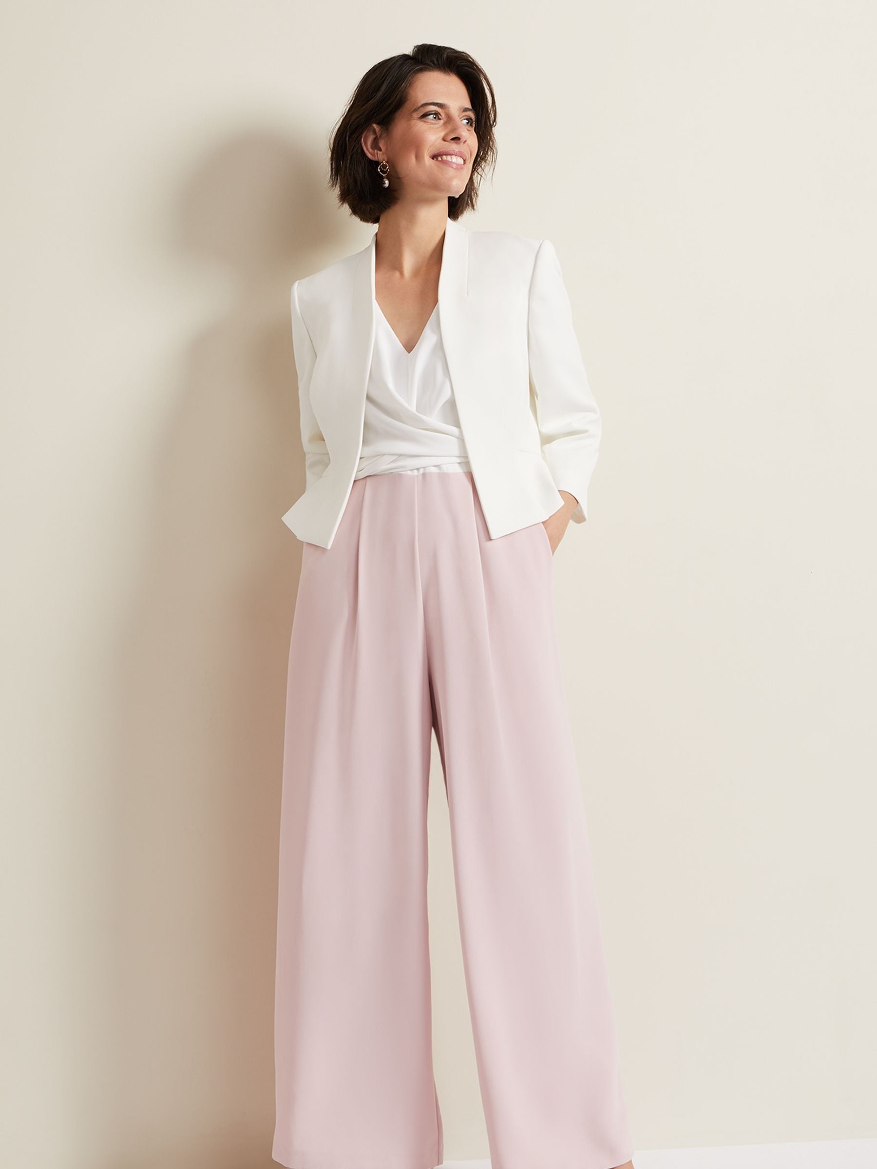 Buy Phase Eight White Peplum Daisy Jacket from the Next UK
