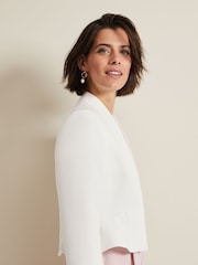 Phase Eight White Peplum Daisy Jacket - Image 5 of 6