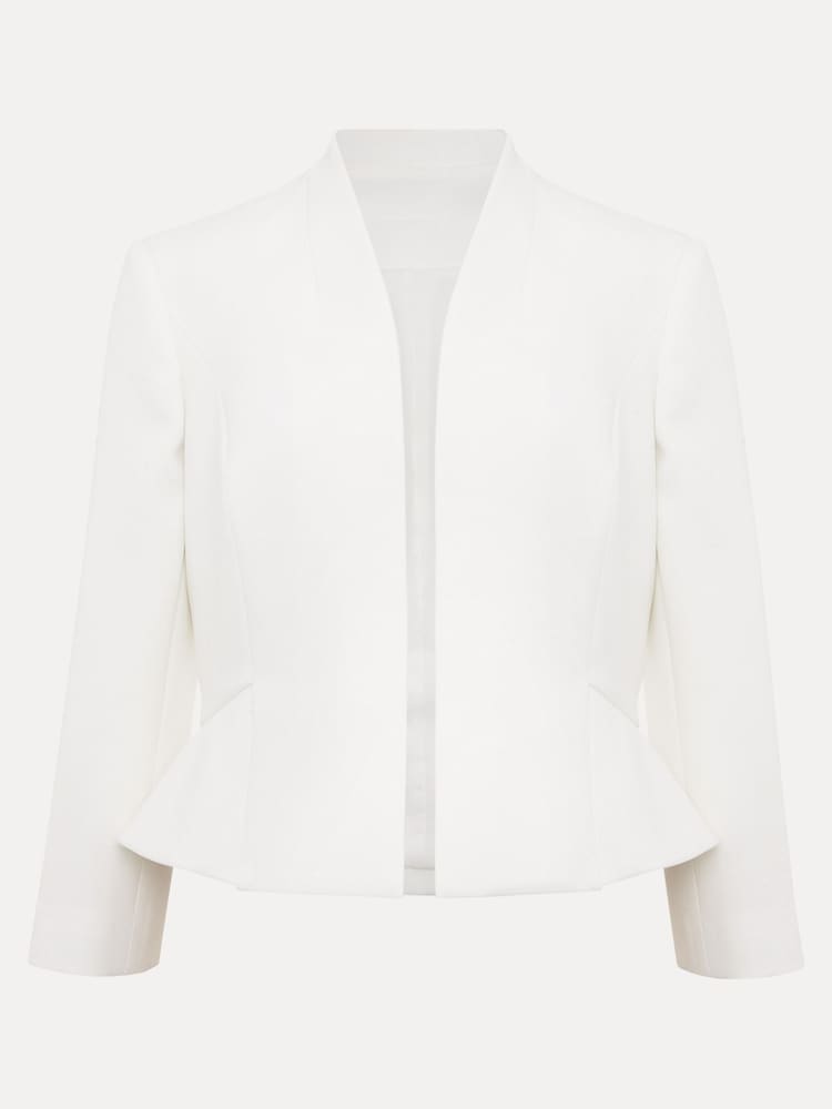 Phase Eight White Peplum Daisy Jacket - Image 6 of 6 Phase Eight White Peplum Daisy Jacket - Image 6 of 6