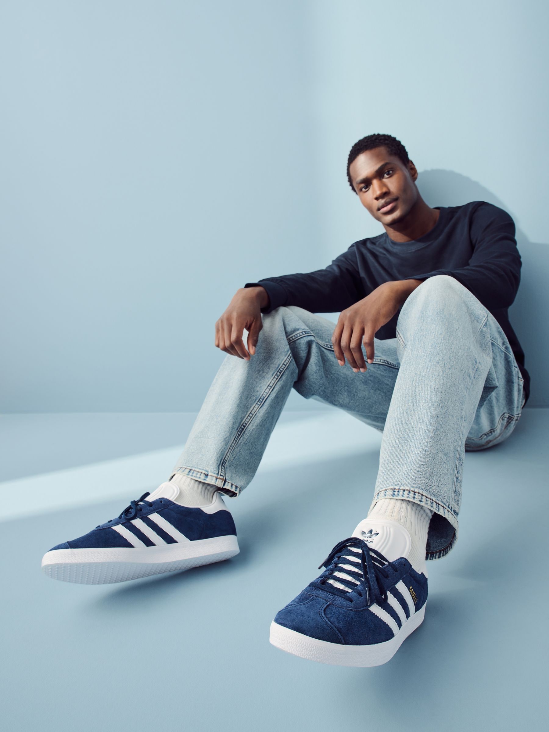 adidas Originals Navy Gazelle Trainers