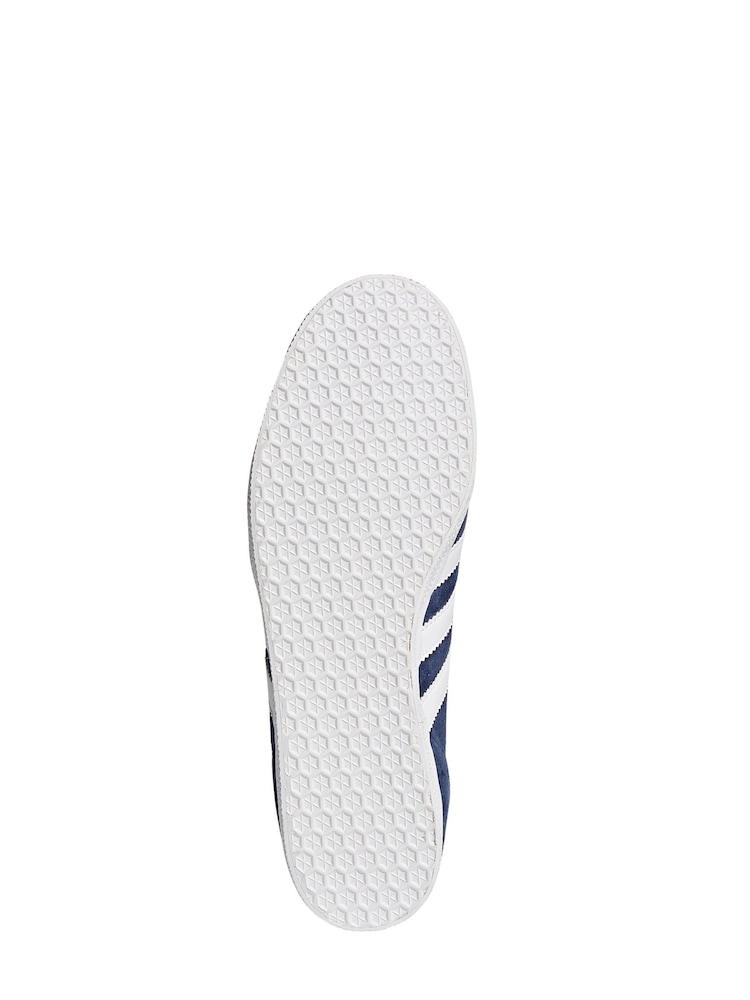 adidas Originals Navy Gazelle Trainers - Image 8 of 11