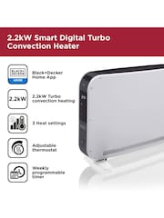 Black & Decker White 2.2KW Smart Convection Turbo Heater - Image 2 of 11