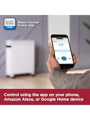 Black & Decker White 2.5KW Smart Digital Oil Free Radiator - Image 3 of 10