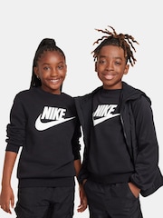 Negro - Sudadera con logo de polar Club de Nike - Imagen 1 de 9