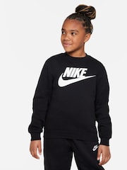 Negro - Sudadera con logo de polar Club de Nike - Imagen 6 de 9