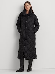 Lauren Ralph Lauren Diamond Quilted Maxi Down Coat - Image 1 of 10