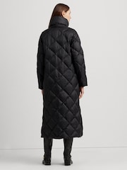 Lauren Ralph Lauren Diamond Quilted Maxi Down Coat - Image 3 of 10