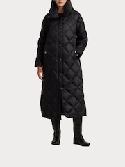 Lauren Ralph Lauren Diamond Quilted Maxi Down Coat - Image 5 of 10
