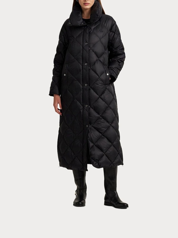 Long Coat Ralph Lauren Quilted Trench Coat Size L NWT Lauren Ralph