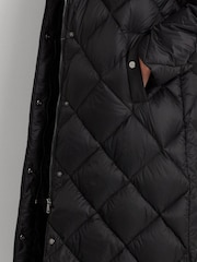 Lauren Ralph Lauren Diamond Quilted Maxi Down Coat - Image 9 of 10