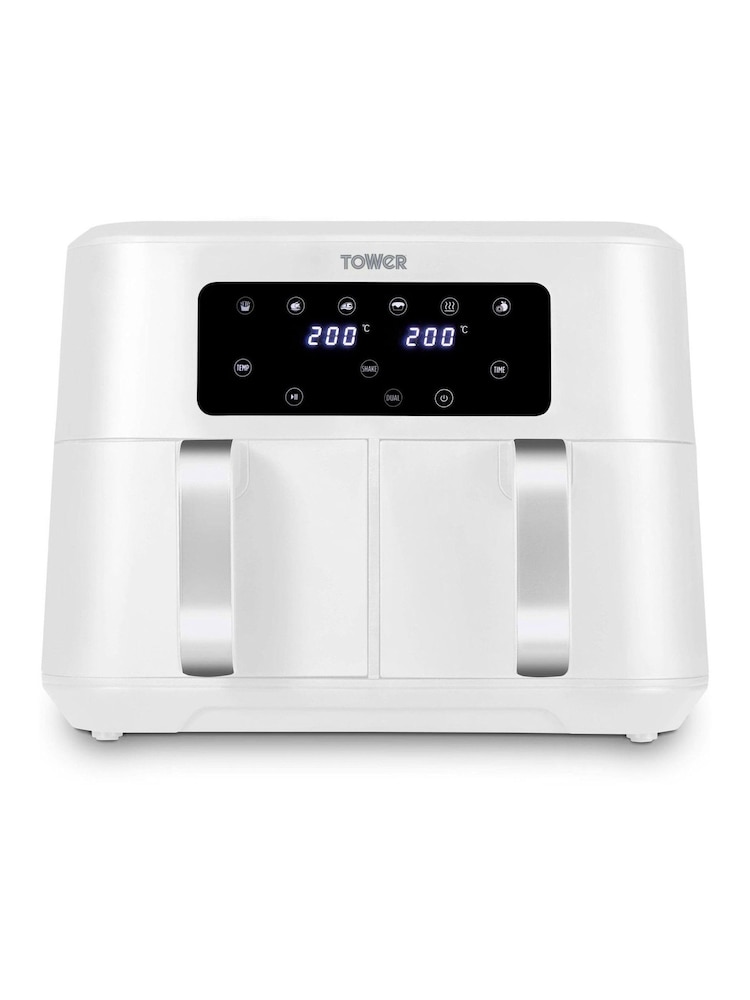 Tower White Vortx 8.5L Dual Basket Air Fryer - Image 1 of 7