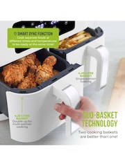 Tower White Vortx 8.5L Dual Basket Air Fryer - Image 4 of 7