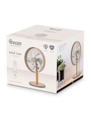 Swan Oatmeal Nordic 12 Inch Desk Fan - Image 9 of 9