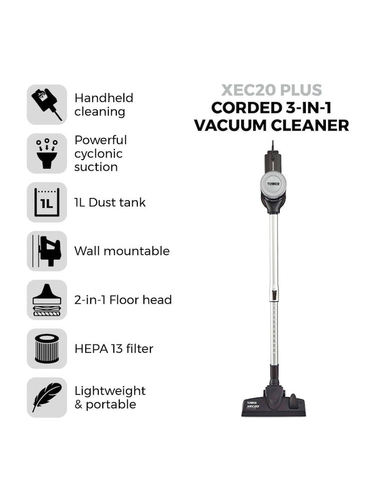 Tower Platinum Pro Corded 3-in-1 Vacuum Cleaner - Image 2 of 12