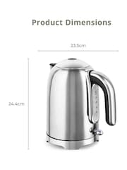Swan Stainless Steel Solace 1.7L Cordless Kettle - Image 6 of 9