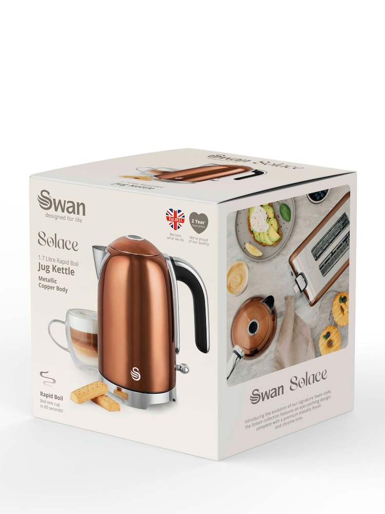 Swan Copper Solace 1.7L Cordless Kettle - Image 9 of 9