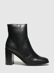 Red Or Dead Black Reece Leather Square Toe Boots - Image 1 of 1