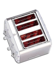 Laura Ashley White 4 Slice Toaster - Image 5 of 7