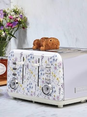 Laura Ashley White 4 Slice Toaster - Image 6 of 7