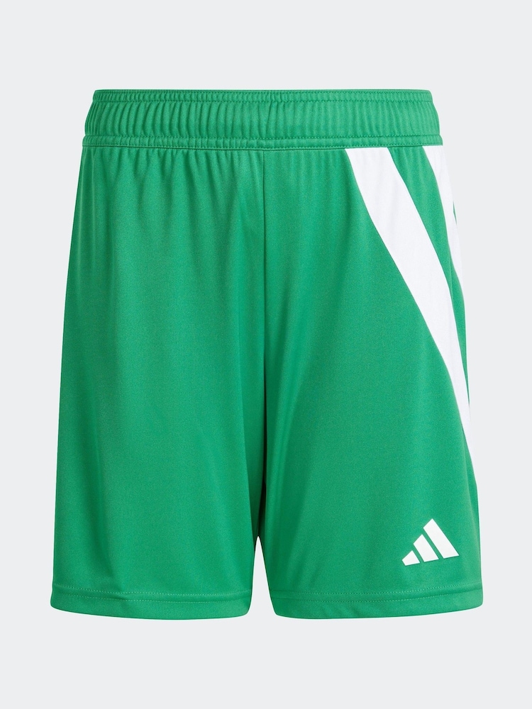 adidas Green/White Fortore 23 Football Shorts - Image 1 of 5