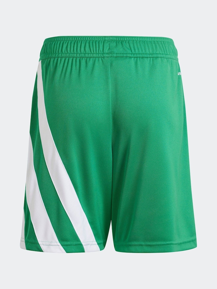 adidas Green/White Fortore 23 Football Shorts - Image 2 of 5