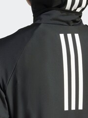 adidas Black 3 Stripes Swim Top - Image 4 of 7