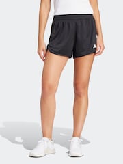 adidas Black Pacer Knit High Training Shorts - Image 1 of 6