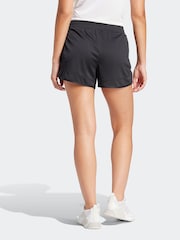 adidas Black Pacer Knit High Training Shorts - Image 2 of 6