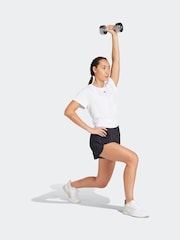 adidas Black Pacer Knit High Training Shorts - Image 3 of 6