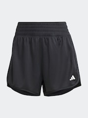 adidas Black Pacer Knit High Training Shorts - Image 6 of 6