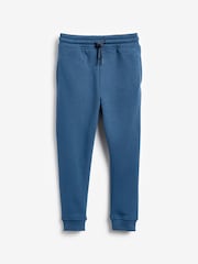 Khaki Green/Blue/Grey Slim Fit Joggers 3 Pack (3-16yrs) - Image 3 of 6