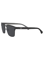 Emporio Armani Matte Black Sunglasses - Image 11 of 12