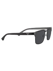 Emporio Armani Matte Black Sunglasses - Image 4 of 12