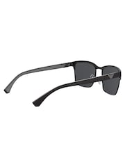 Emporio Armani Matte Black Sunglasses - Image 6 of 12
