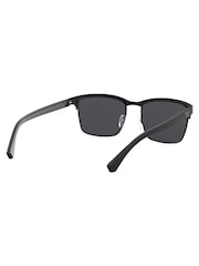 Emporio Armani Matte Black Sunglasses - Image 7 of 12