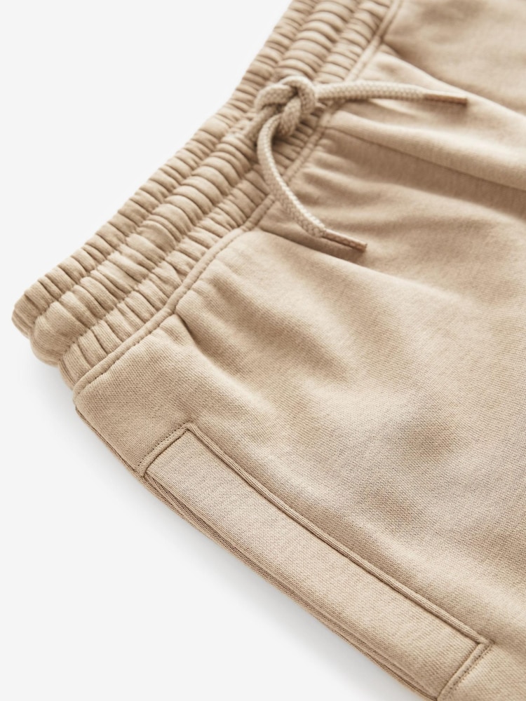 Stone Neutral Slim Fit Cuffed Joggers (3-16yrs) - Image 3 of 3