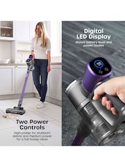Swan Purple Cordless Anti-Tangle Vacuum Cleaner - Image 5 of 9