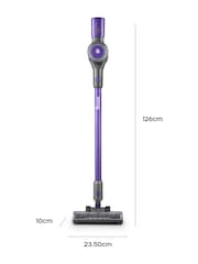 Swan Purple Cordless Anti-Tangle Vacuum Cleaner - Image 6 of 9