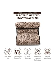 Carmen Leopard Comfort Electric Heated Foot Warmer - Image 2 of 9