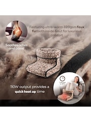 Carmen Leopard Comfort Electric Heated Foot Warmer - Image 3 of 9